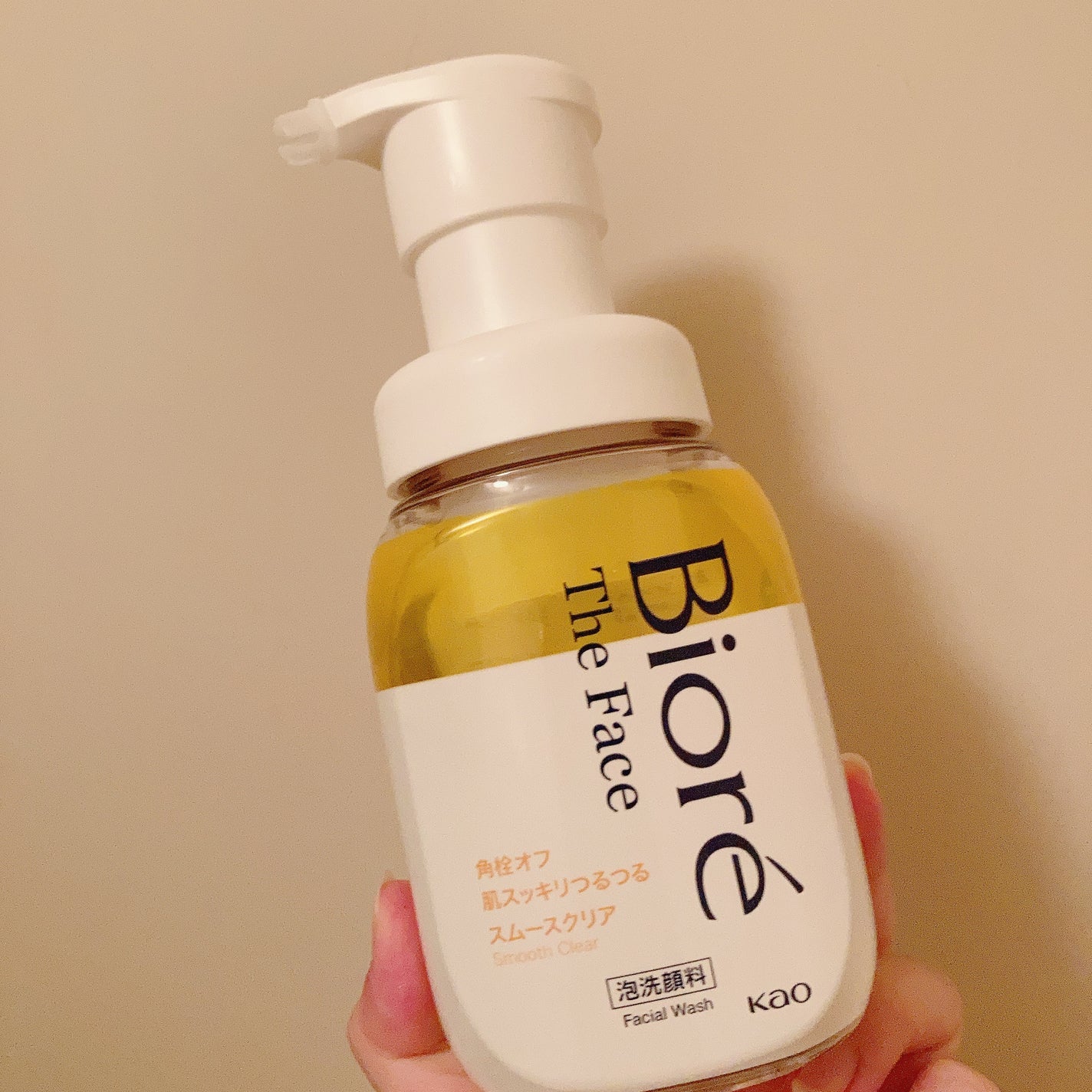 ビオレ ザフェイス 泡洗顔料 スムースクリア/ビオレ/泡洗顔を使ったクチコミ(1枚目)