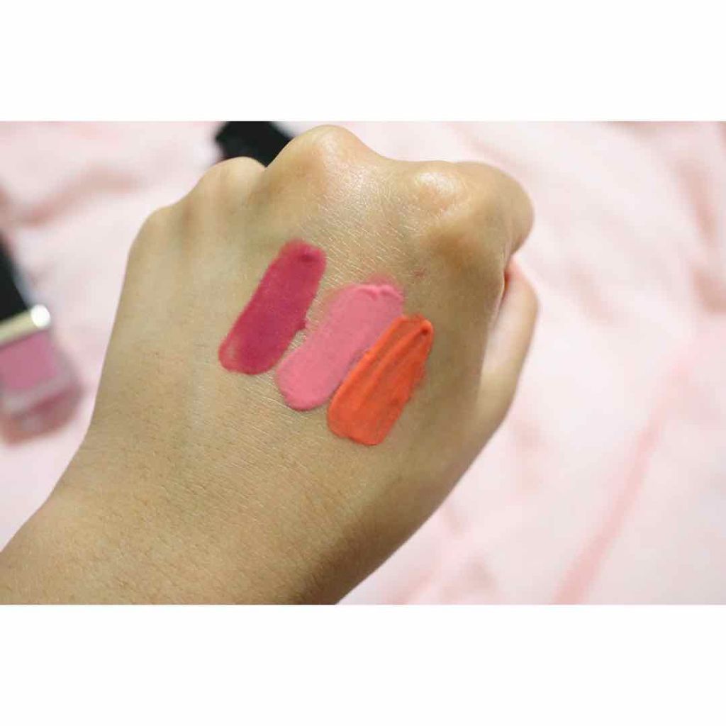 シマー リクイド ブラッシュ 03 蜜柑子 - MITSUKOUJI/SUQQU/リキッドチークを使ったクチコミ（2枚目）