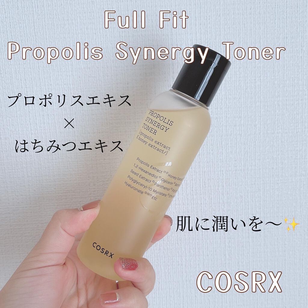 フルフィットプロポリスシナジートナー/COSRX/化粧水を使ったクチコミ（1枚目）