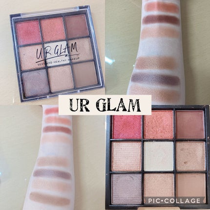 UR GLAM BLOOMING EYE COLOR PALETTE/U R GLAM/アイシャドウパレットを使ったクチコミ(1枚目)