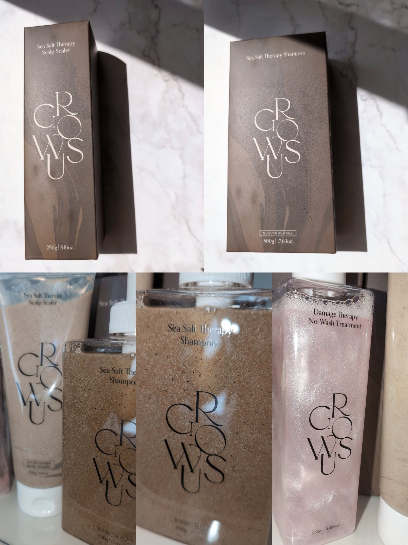 シーソルトセラピースカルプスケーラー/GROWUS/ヘッドスクラブを使ったクチコミ(5枚目)