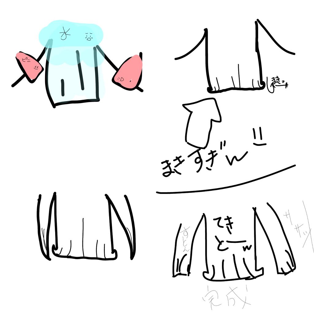 男よりの女^^* on LIPS 「前髪作り方!! 崩れにくい!前髪は、女の子のとって命と言ってる..」(1枚目)