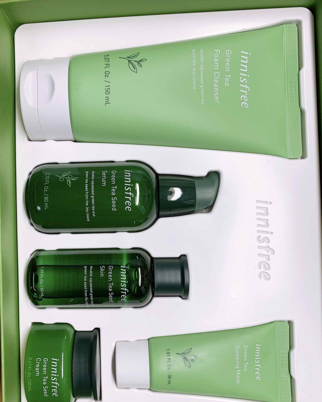 グリーンティーシード クリーム/innisfree/フェイスクリームを使ったクチコミ（1枚目）