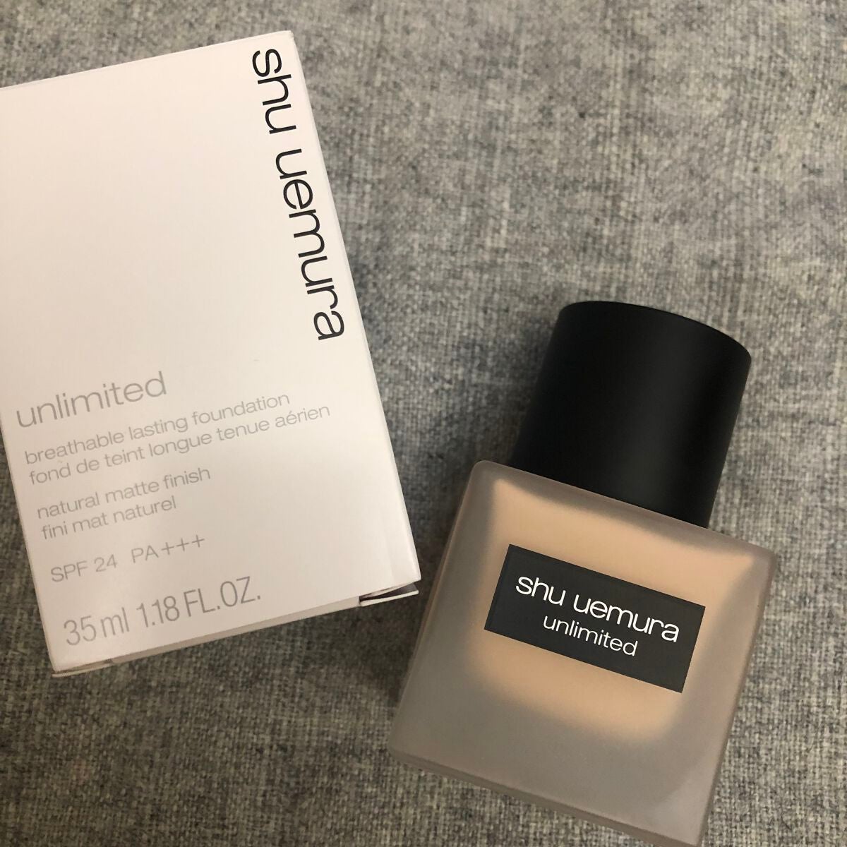 (旧)アンリミテッド ラスティング フルイド/shu uemura/リキッドファンデーションを使ったクチコミ(1枚目)