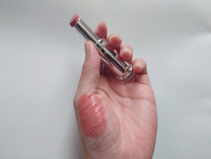 ラスティンググロスリップ/CEZANNE/口紅を使ったクチコミ(4枚目)