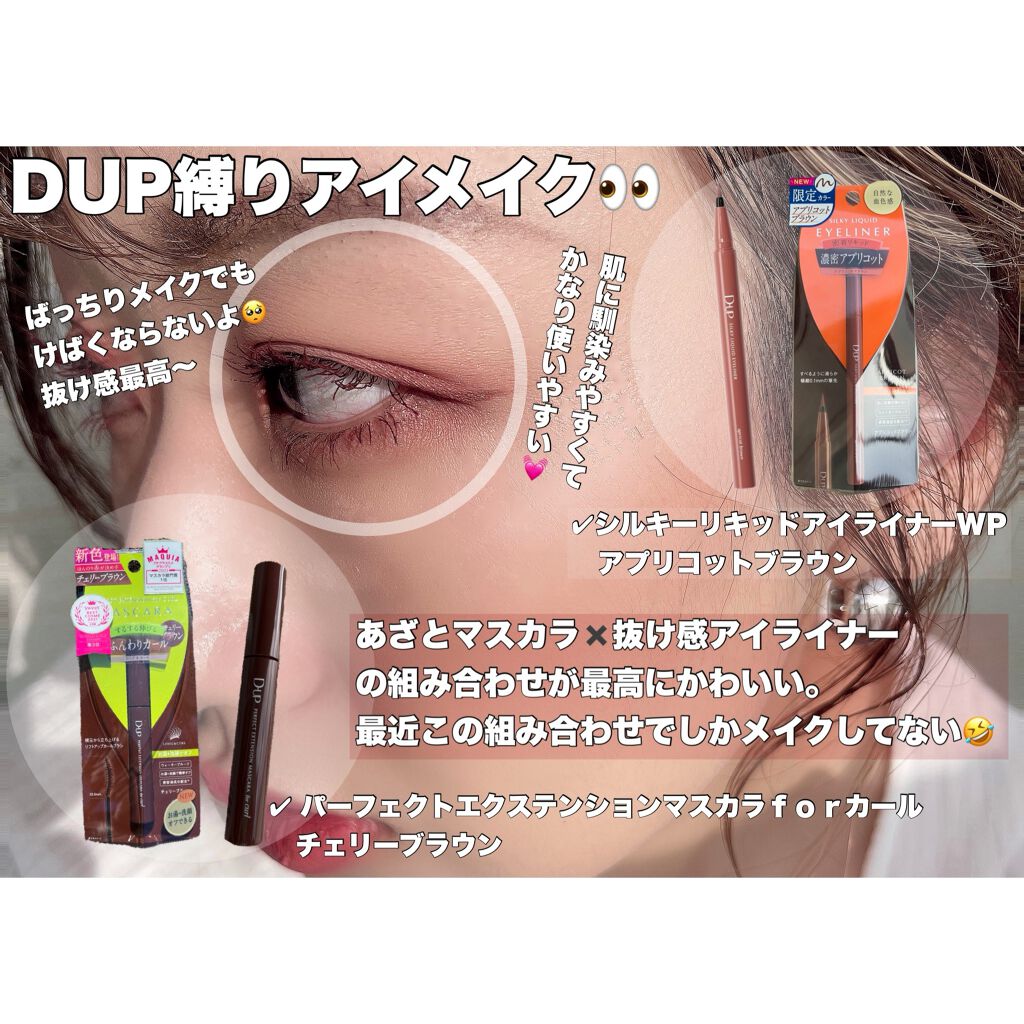 シルキーリキッドアイライナーWP/D-UP/リキッドアイライナーを使ったクチコミ（3枚目）