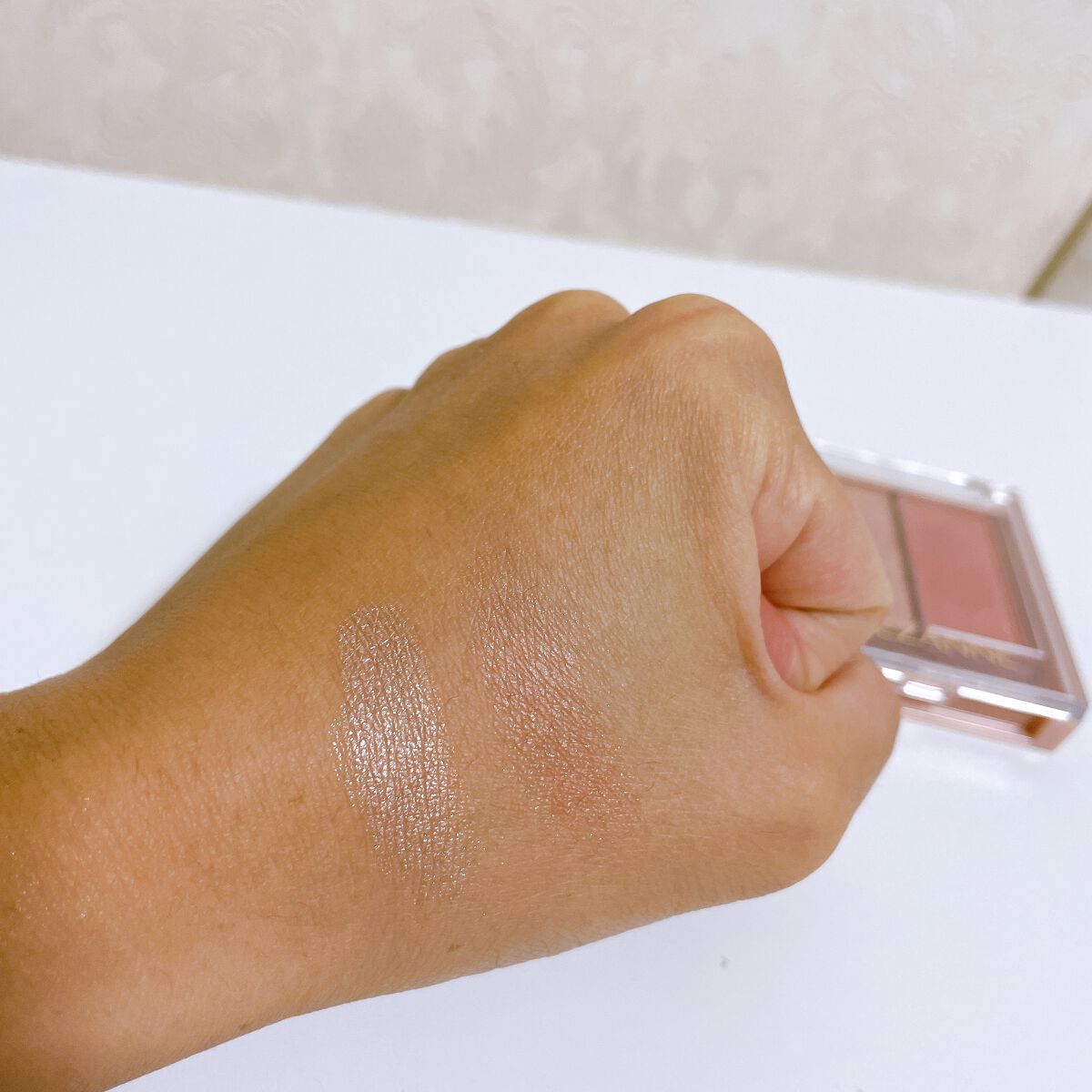 フェイスグロウカラー/CEZANNE/クリームハイライトを使ったクチコミ（3枚目）