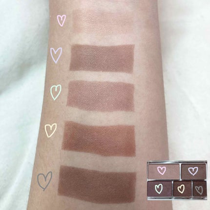 パーフェクトマルチアイズ/キャンメイク/アイシャドウパレットを使ったクチコミ(2枚目)