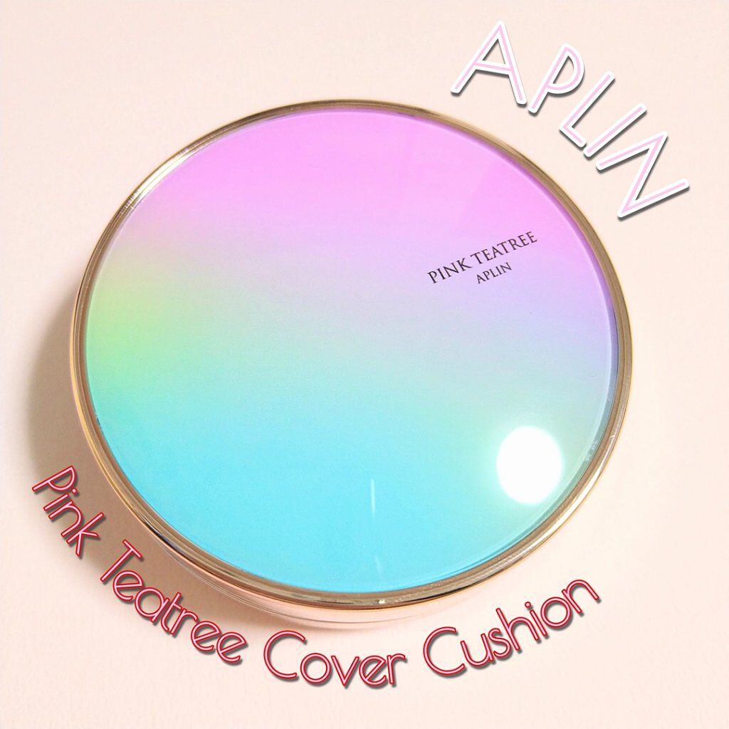 ピンクティーツリーカバークッション/APLIN/クッションファンデーションを使ったクチコミ（1枚目）