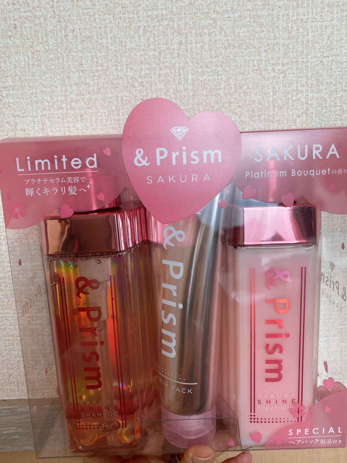 SAKURA SHINE シャンプー／ヘアトリートメント ヘアトリートメント（415g）/&Prism/市販シャンプーを使ったクチコミ（2枚目）