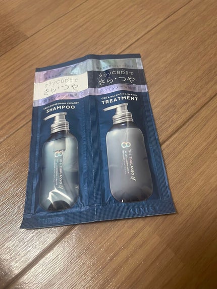 エイトザタラソ ユー CBD&リフレッシング クレンズ 美容液シャンプー/CBD&バランシング ダメージリペア 美容液ヘアトリートメント/エイトザタラソ/市販シャンプーを使ったクチコミ(1枚目)
