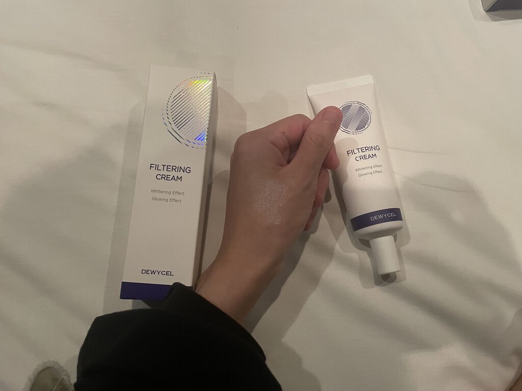 フィルタリングクリーム/DEWYCEL/日焼け止めクリームを使ったクチコミ（3枚目）