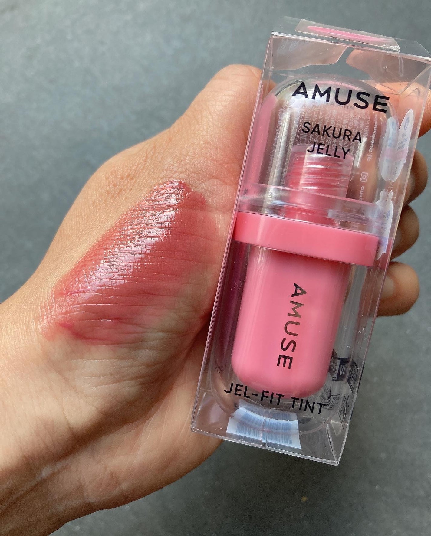 ジェルフィットティント/AMUSE/リップティントを使ったクチコミ(6枚目)