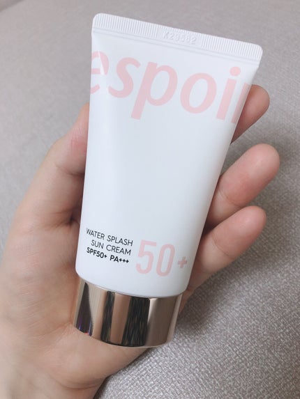 ウォータースプラッシュサンクリーム/espoir/日焼け止め・UVケアを使ったクチコミ(1枚目)