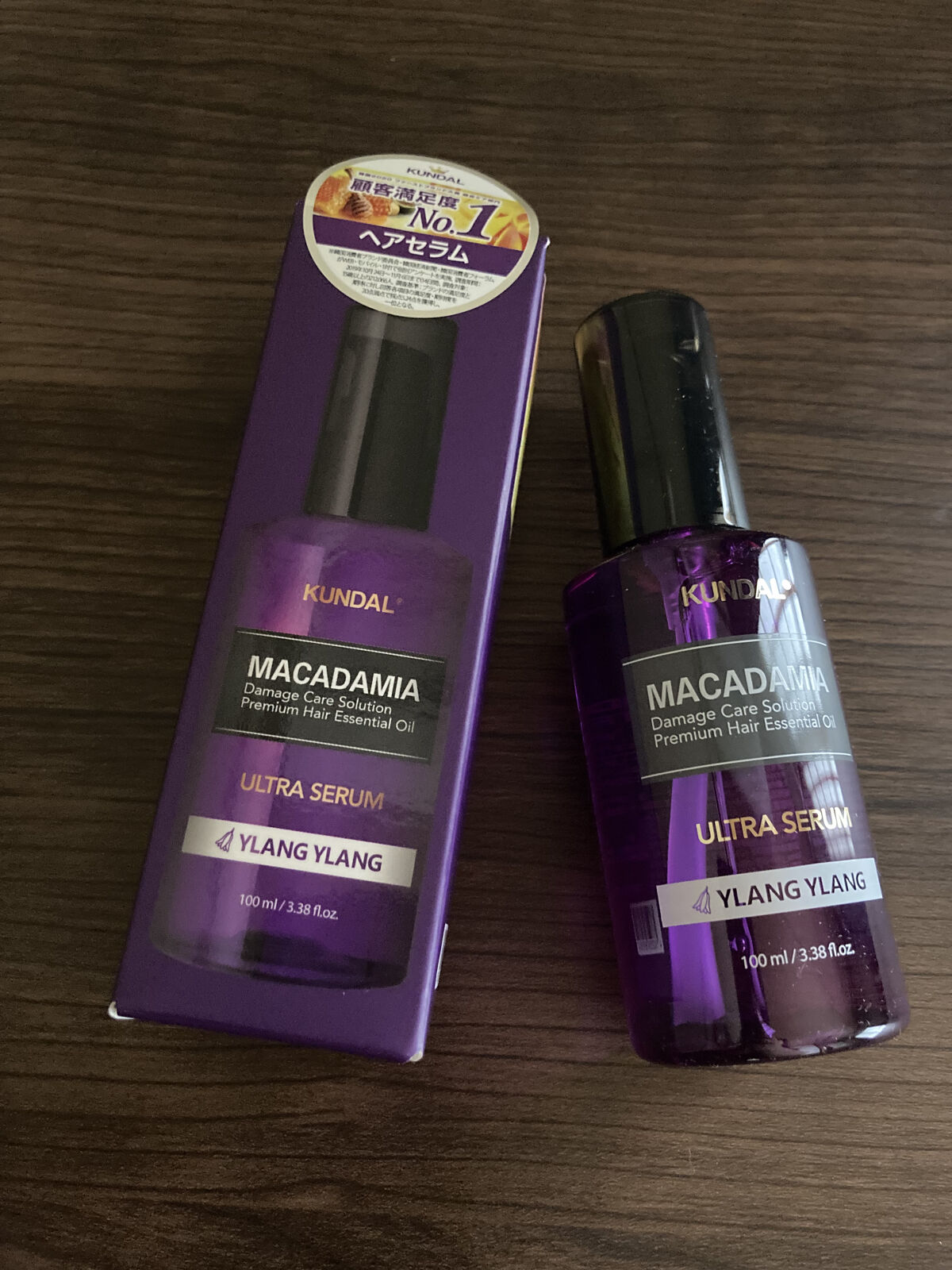 クンダル マカダミア ウルトラヘアセラム /KUNDAL/ヘアオイルを使ったクチコミ（2枚目）