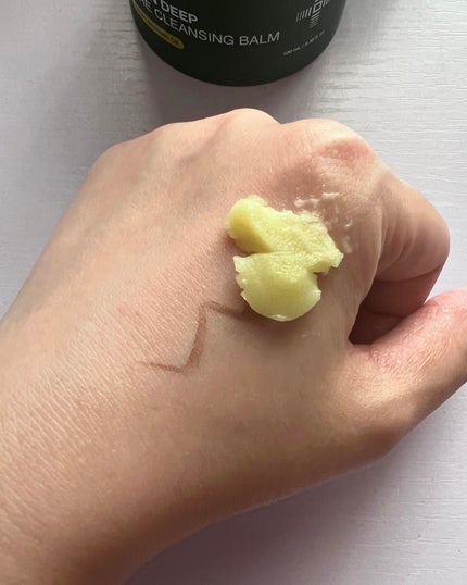 グリーンディープポアクレンジングバーム/Dr.G/クレンジングバームを使ったクチコミ(5枚目)