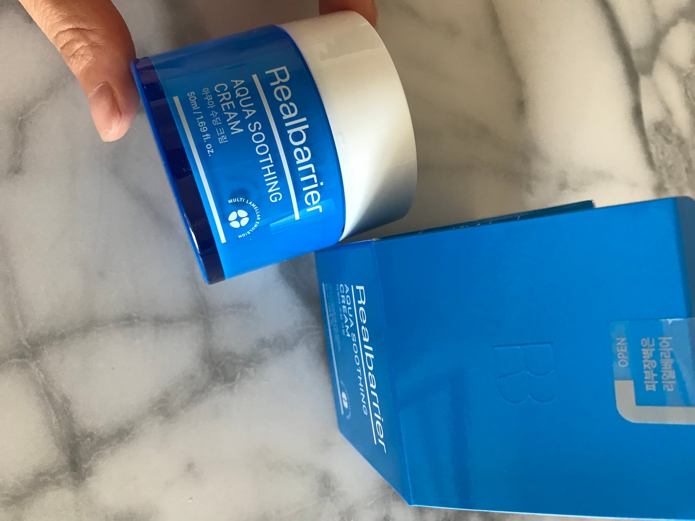 アクアスージングクリーム/Real Barrier/フェイスクリームを使ったクチコミ(1枚目)