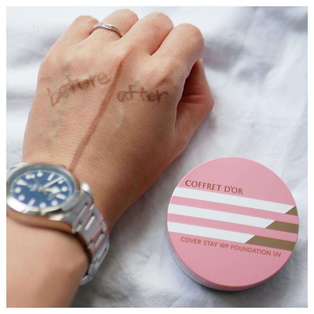 カバーステイＷＰファンデーションＵＶ/コフレドール/パウダーファンデーションを使ったクチコミ（3枚目）