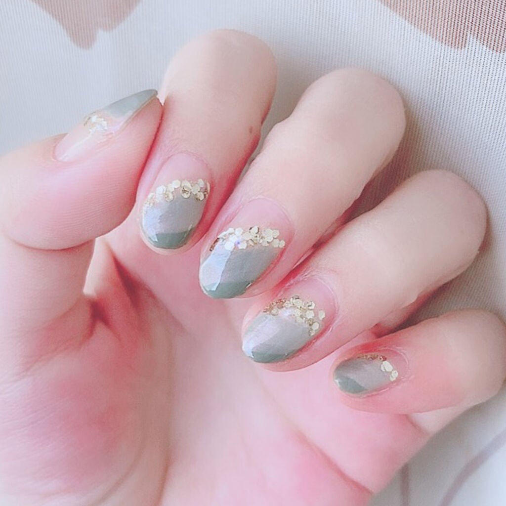 HOMEI スパンコールネイルポリッシュ/北尾化粧品部/マニキュアを使ったクチコミ(3枚目)