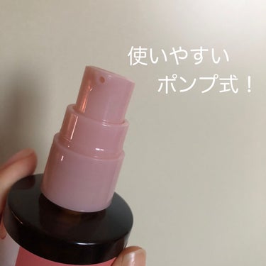 モモリ つやめきまとまるヘアオイルセラムのクチコミ「さらっとしたオイルが密着浸透し 毛先までつやめくさら髪に✨


●毛髪補修成分(アルガンオイル.....」（2枚目）