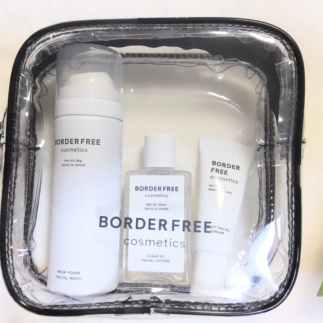 ミニサイズスキンケアセット/BORDER FREE cosmetics/トライアルキットを使ったクチコミ（2枚目）