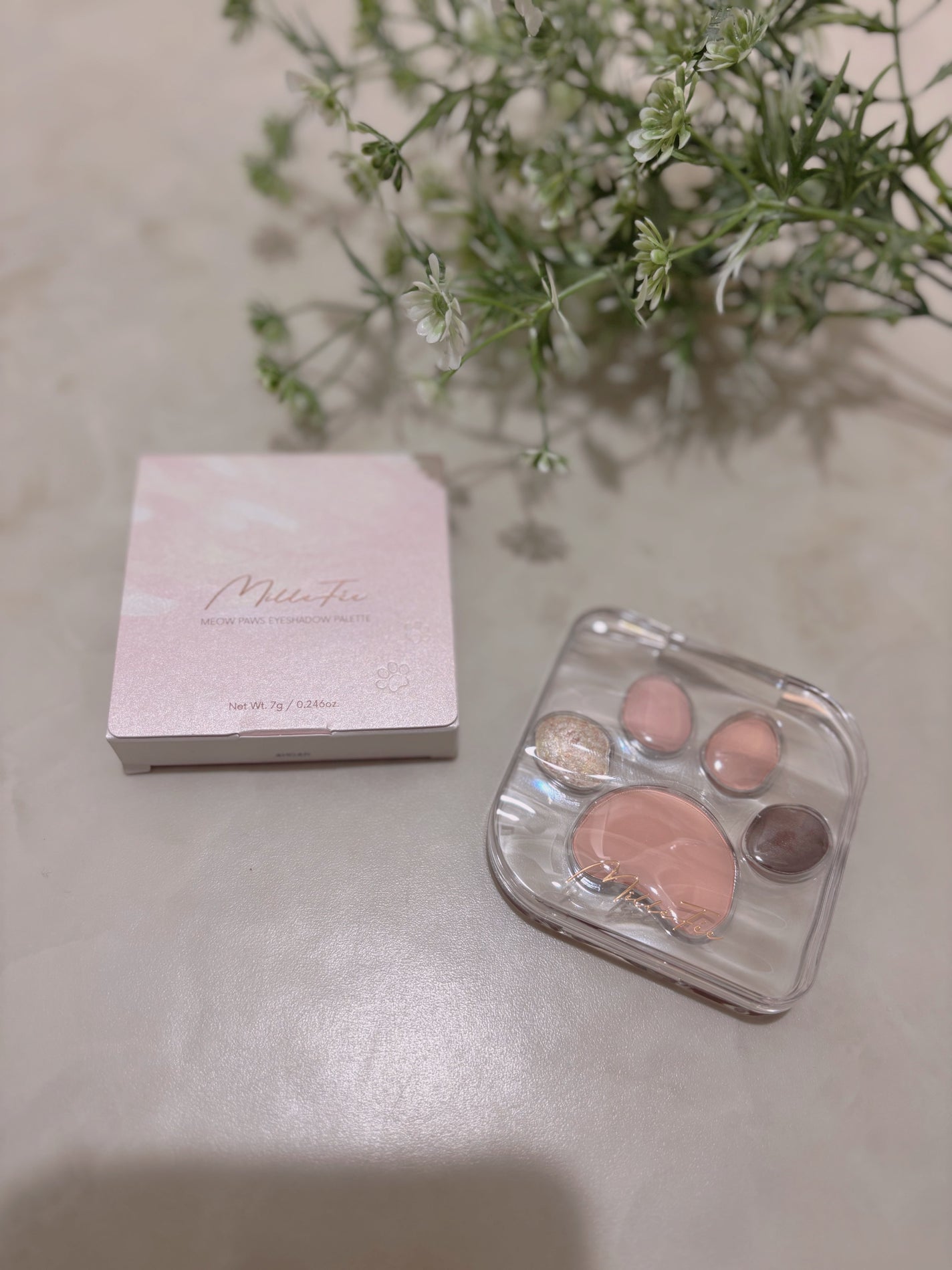 ミャオパウズアイシャドウパレット/MilleFée/アイシャドウパレットを使ったクチコミ(1枚目)