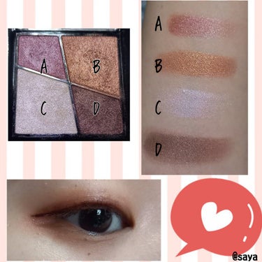 UR GLAM　VELVET EYE COLOR PALETTE/U R GLAM/アイシャドウパレットを使ったクチコミ（2枚目）