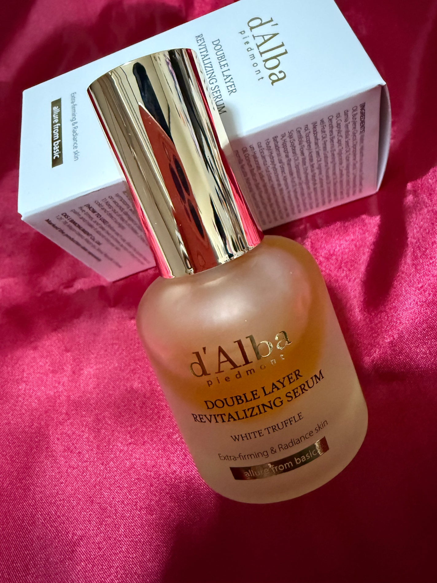 ホワイトトリュフダブルレイヤーリバイタライジングセラム/ダルバ/美容液を使ったクチコミ(1枚目)