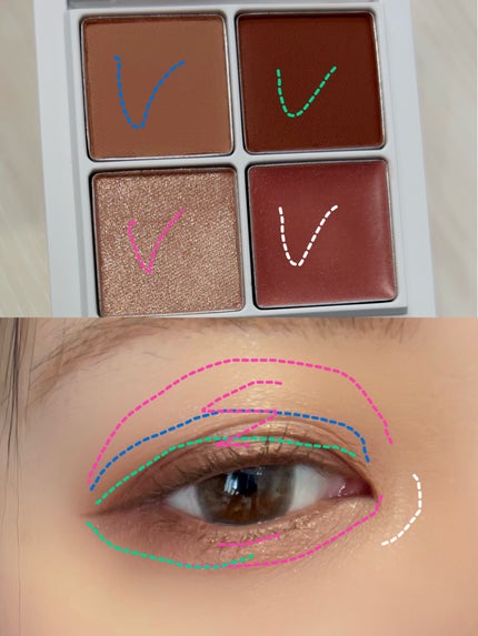 THE アイパレR/b idol/アイシャドウパレットを使ったクチコミ(6枚目)