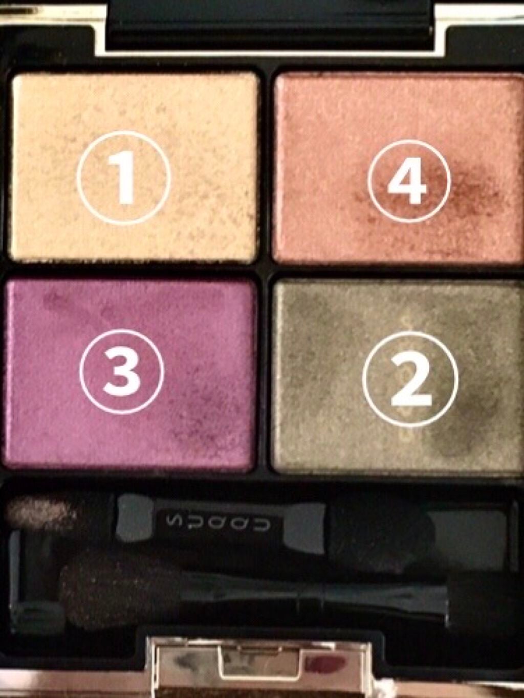 デザイニング カラー アイズ/SUQQU/アイシャドウパレットを使ったクチコミ(2枚目)