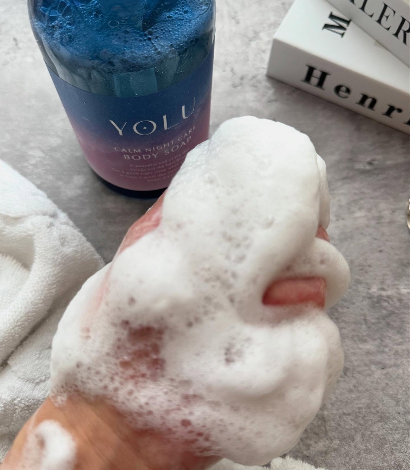 カームナイトケアボディソープ/YOLU/ボディソープを使ったクチコミ(4枚目)