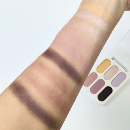 フォーエバー6アイパレット/Laka/アイシャドウパレットを使ったクチコミ(5枚目)