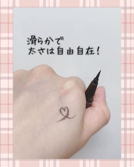 ラスティングリキッドライナー/キャンメイク/リキッドアイライナーを使ったクチコミ(3枚目)