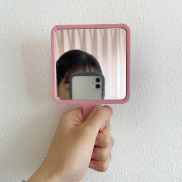 3CE MINI HAND MIRROR PINK/3CE/その他化粧小物を使ったクチコミ（2枚目）