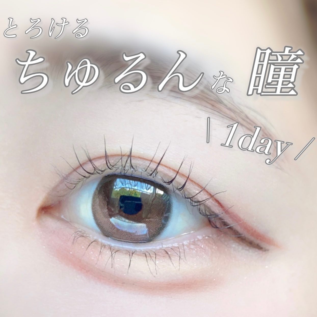 Secretive Kristen 1day ピンクブラウン/Hapa kristin/ワンデー（１DAY）カラコンを使ったクチコミ（1枚目）