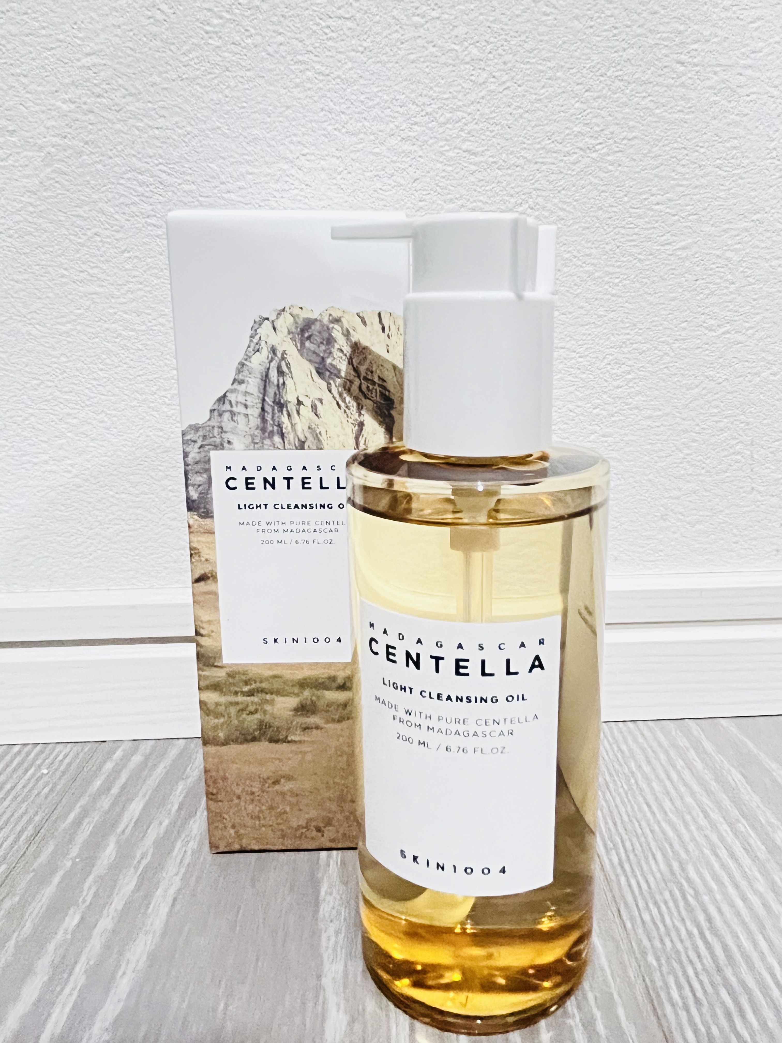 センテラ ライトクレンジングオイル/SKIN1004/オイルクレンジングを使ったクチコミ（1枚目）