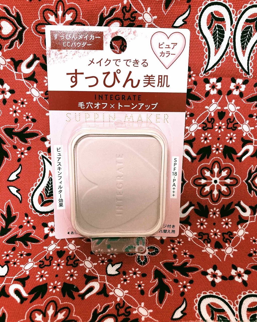 すっぴんメイカー CCパウダー/インテグレート/プレストパウダーを使ったクチコミ(3枚目)