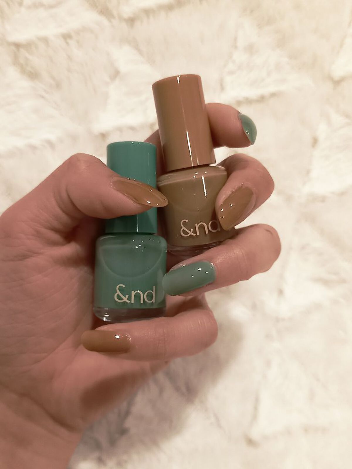 アンドバイロムアンド グラッシードロップネイル/&nd by rom&nd/マニキュアを使ったクチコミ(5枚目)