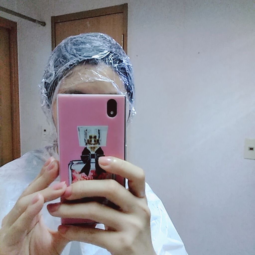 ホイップヘアカラー ミスティアッシュ/ビューティラボ/ヘアカラーを使ったクチコミ（3枚目）