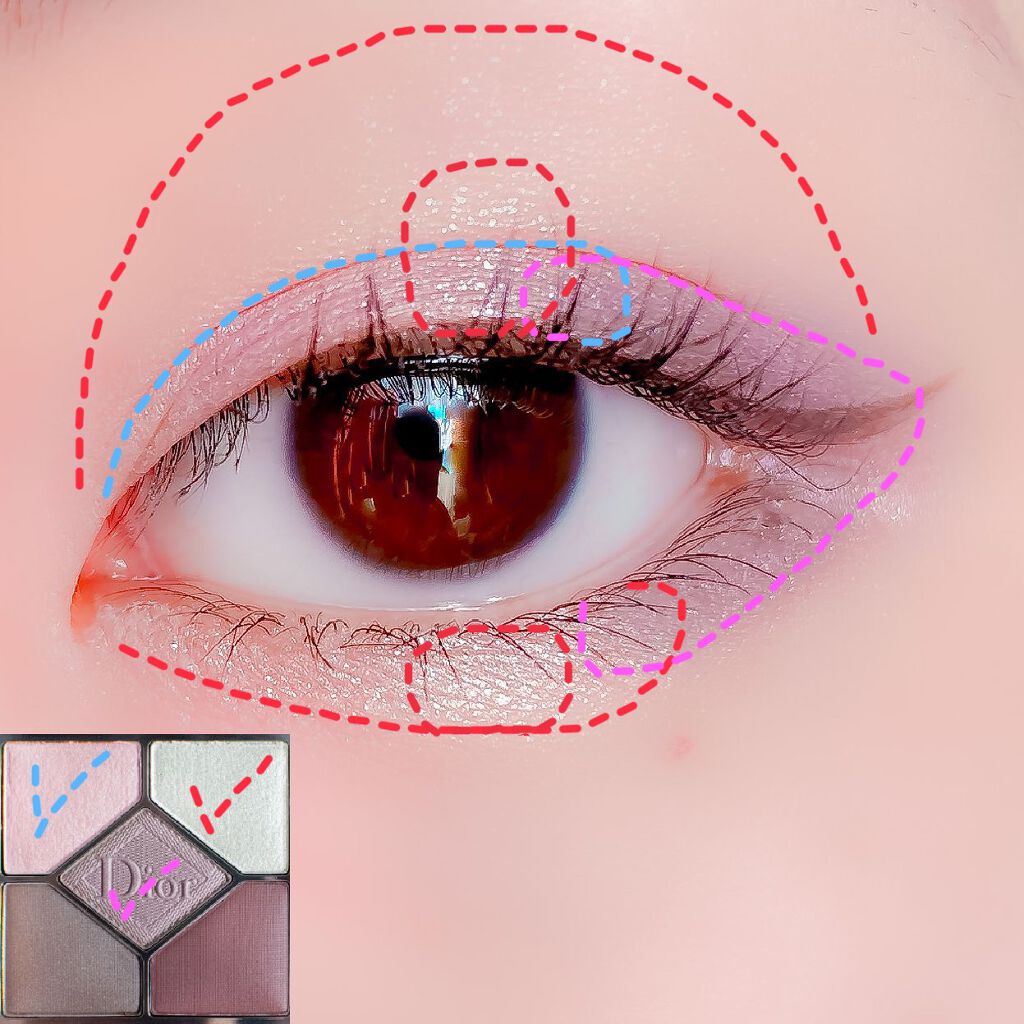 【旧】サンク クルール クチュール/Dior/アイシャドウパレットを使ったクチコミ（2枚目）