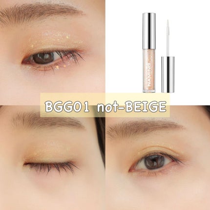 ダズリングアイグリッター/NAMING./リキッドアイシャドウを使ったクチコミ(2枚目)