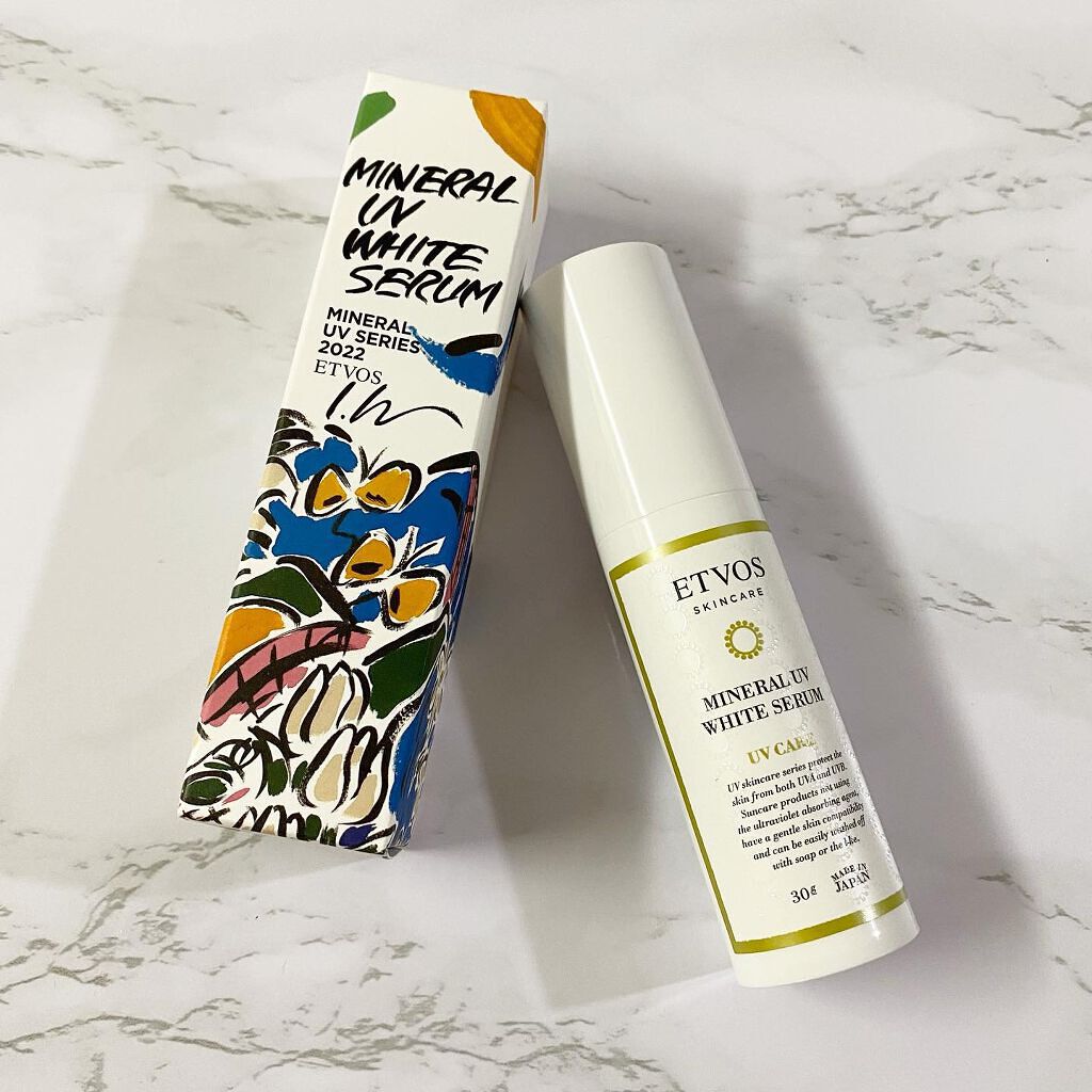 ミネラルUVホワイトセラム/エトヴォス/日焼け止めローションを使ったクチコミ（1枚目）