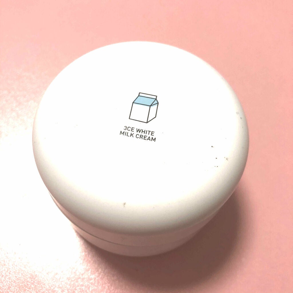 WHITE MILK CREAM/3CE/フェイスクリームを使ったクチコミ(1枚目)