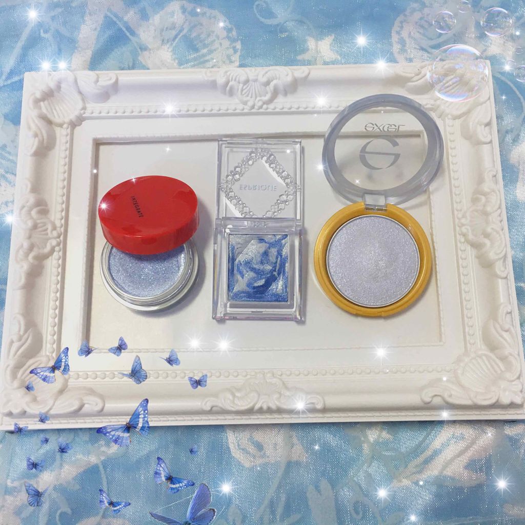 シャイニーシャドウ N/excel/単色アイシャドウを使ったクチコミ（2枚目）