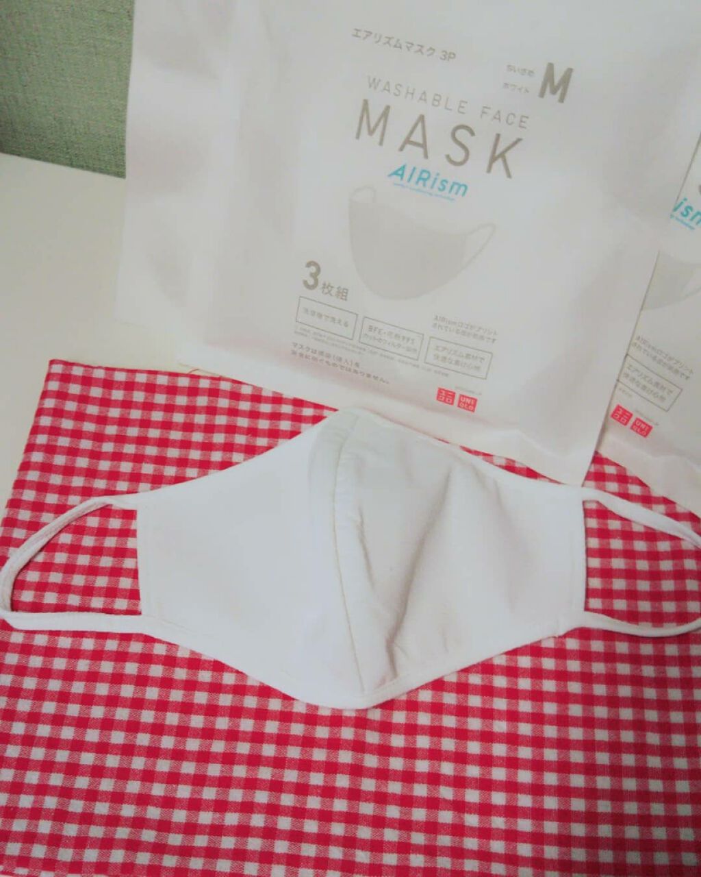 エアリズム マスク/エアリズム/マスクを使ったクチコミ（3枚目）