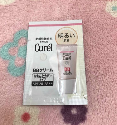 キュレル BBクリームのクチコミ「#キュレル  BBクリーム


サンプルですが、明るい色の方を使いました🌸

SPF28／PA.....」（1枚目）