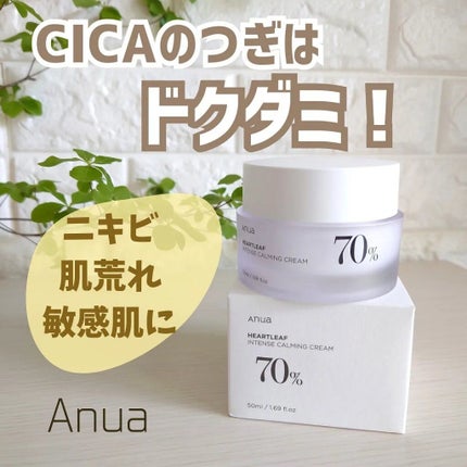 ドクダミ 70 インテンスカーミングクリーム/Anua/フェイスクリームを使ったクチコミ(1枚目)