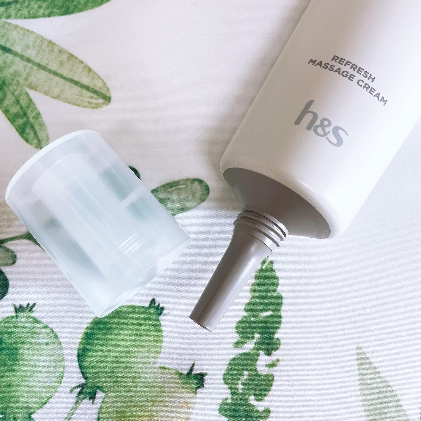 リフレッシュ マッサージクリーム/h&s/洗い流すヘアトリートメントを使ったクチコミ（2枚目）