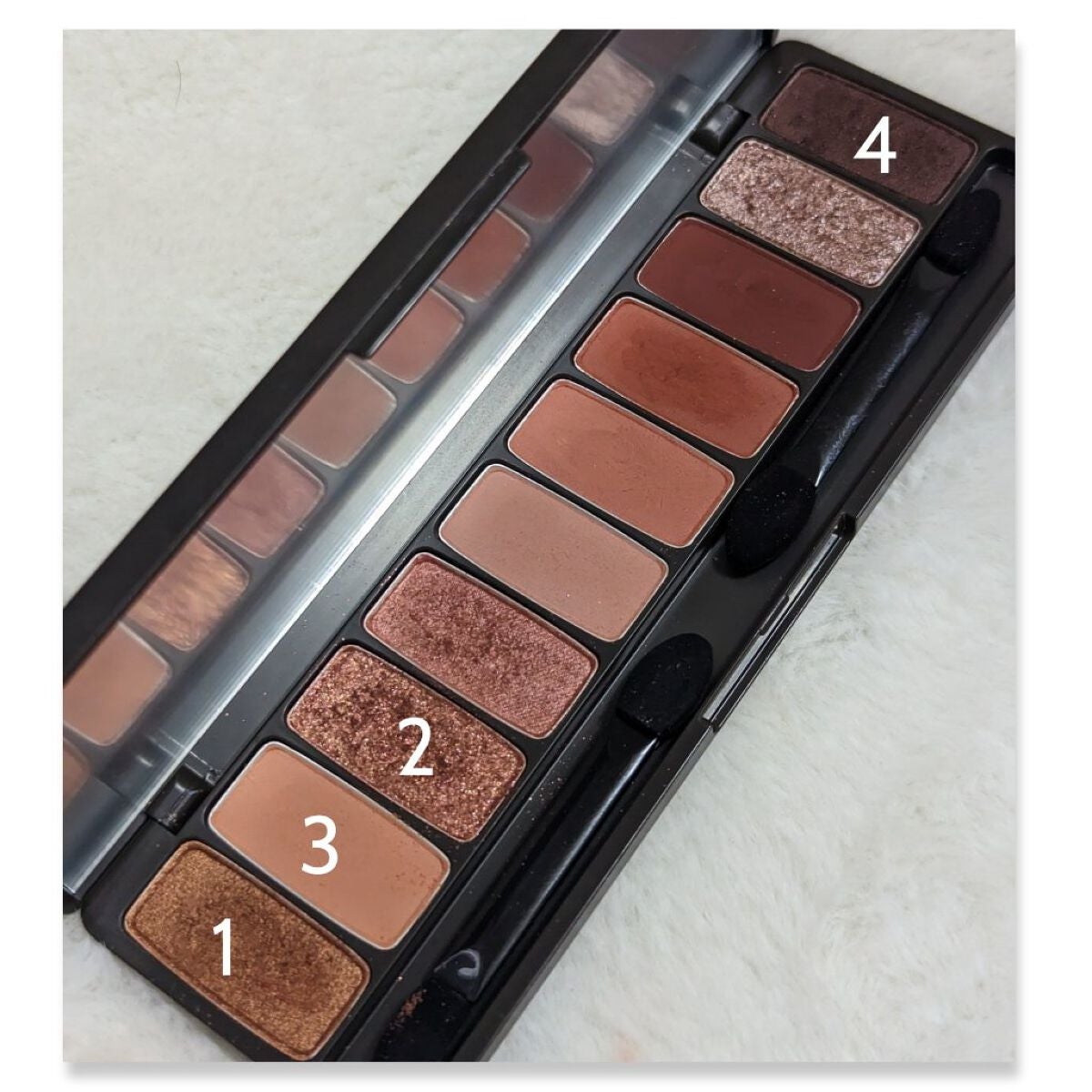 プレイカラー アイシャドウ/ETUDE/アイシャドウパレットを使ったクチコミ(3枚目)