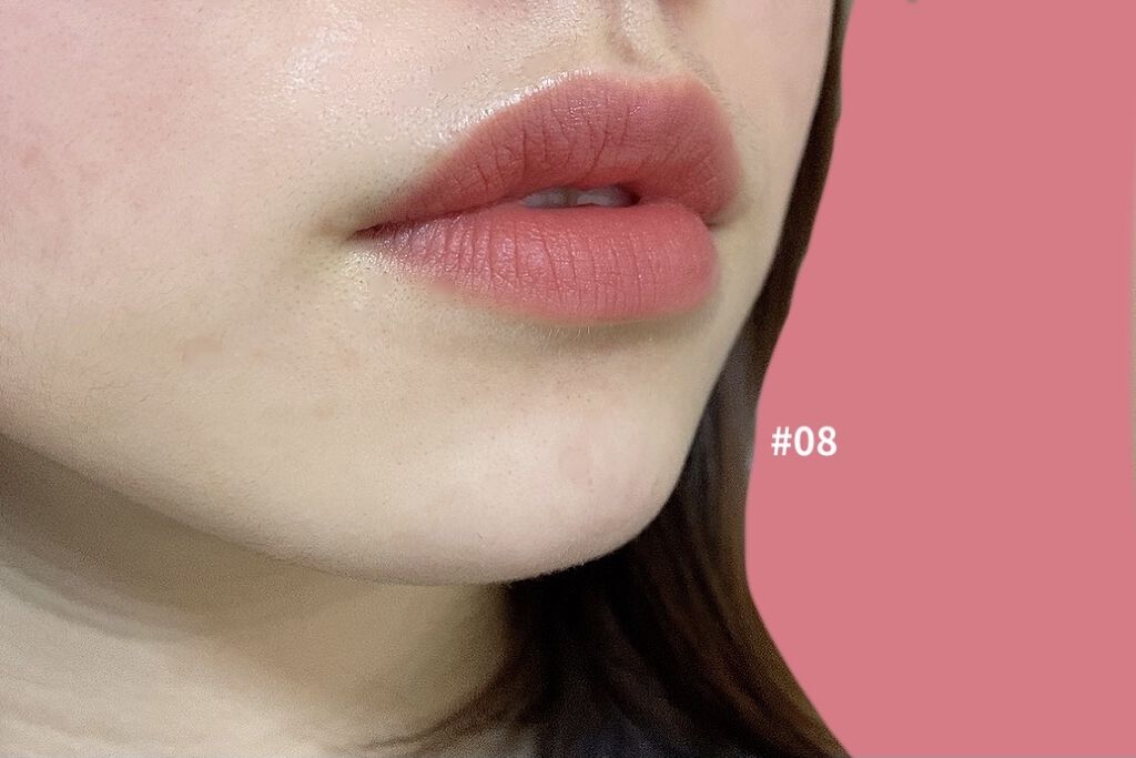 シースルーマットティント 韓服エディション/rom&nd/リップティントを使ったクチコミ（3枚目）